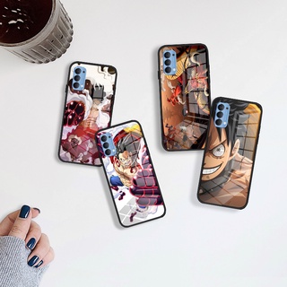 One Piece Luffy เคส OPPO Reno 6 Z 6Z Reno6 5G 2021 เคสโทรศัพท์ เคสแข็ง Case Glass Phone Casing กล่องแก้ว Cartoons Matte Hard Anti-Scratch Shockproof Cover