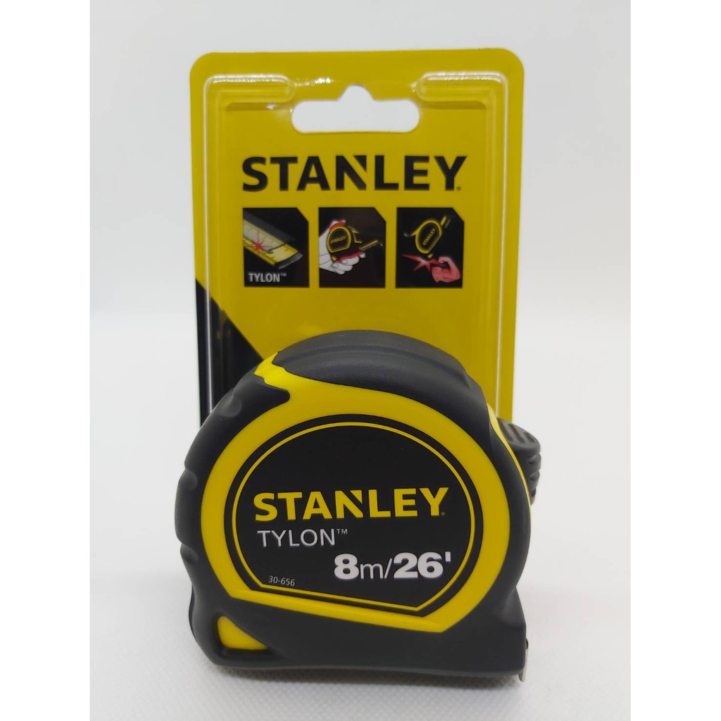 STANLEY ตลับเมตร TYLON 8 เมตร รุ่น 30-656 ของแท้ มีใบรับรองจากสำนักงานชั่งตวงวัด