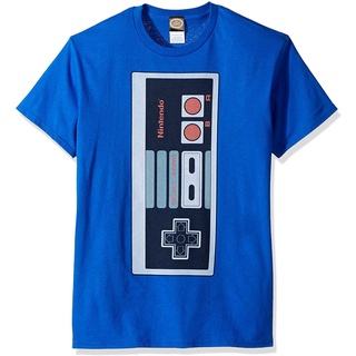 ผ้าฝ้าย 100%เสื้อยืดกีฬา Nintendo Mens Big Controller T-Shirt Mens Womens T-shirtsS-3XL