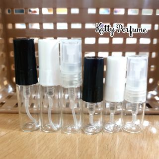 (12ขวด) ขวดแก้วสเปรย์ 2ml-3ml.