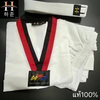 A3# ผ้าไดมอน ผ้าแซม เกาหลี 하준 HA JOONแท้100% Taekwondo ชุดเทควันโด้ ชุดเทควันโด ชุดเทควันโดเด็ก ชุดเทควันโดผ้านาโน