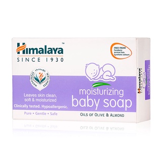 Himalaya Moisturizing Baby Soap หิมาลายา สบู่ก้อน สูตรอ่อนโยน สบู่เด็กเล็ก ทารก ใช้ได้ทุกเพศ ขนาด 75 กรัม 18257