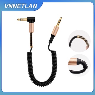 🚀VNNETLAN🚀สายเคเบิลเชื่อมต่อสัญญาณเสียง Aux แจ็ค ขนาด 3.5 มม. AUX 3.5mm to 3.5mm สายสัญญาณเสียงแบบยืดหดได้