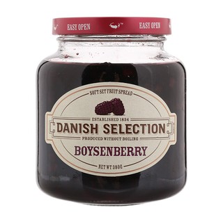 เดนิชซีเล็คชั่นแยมรสบอยเซ็นเบอร์รี่ 380กรัม Danish Selection Jam Boy Boy Zen Berry 380 gm.