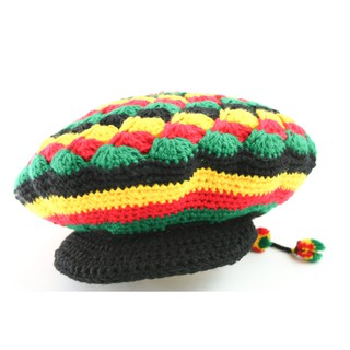 สินค้าราสต้า Tam Rasta Visor Mexican Pattern Green Yellow Red หมวกโครเชต์ราสต้า-เรกเก้ TAM HAT, DREADLOCKS HAT 4 สี ขนาด