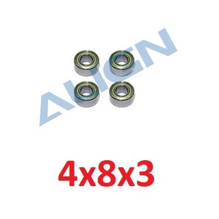 ลูกปืน 4x8x3 4ลูก HS1032 Bearings (MR84ZZ)