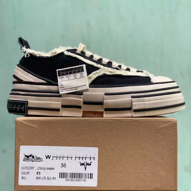 [ SIZE 38 ]รองเท้า XVESSEL WOODEN LIKE PICTURE จริงที่จบ