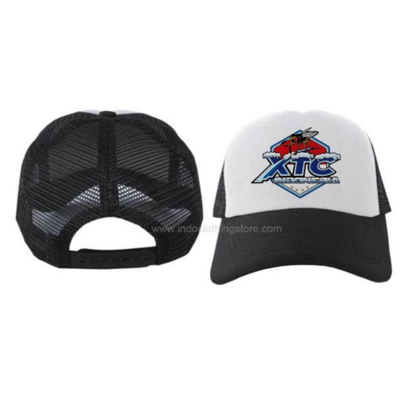 Xtc Trucker Hat / Band Hat / Baseball Hat / Trucker Hat / Distro Mesh Hat / Premium Hat / Screen Pri