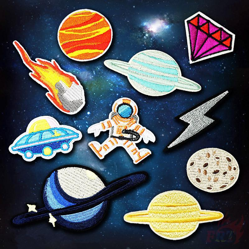 ตัวรีดติดเสื้อ รูปดาวเคราะห์ สําหรับตกแต่งเครื่องแต่งกาย 1 ชิ้น (รุ่น nasa 01)