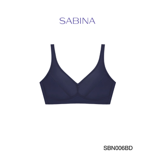 Sabina เสื้อชั้นในมะเร็งเต้านม (ไม่มีโครง) รุ่น Fill up bra รหัส SBN006BD สีน้ำเงิน