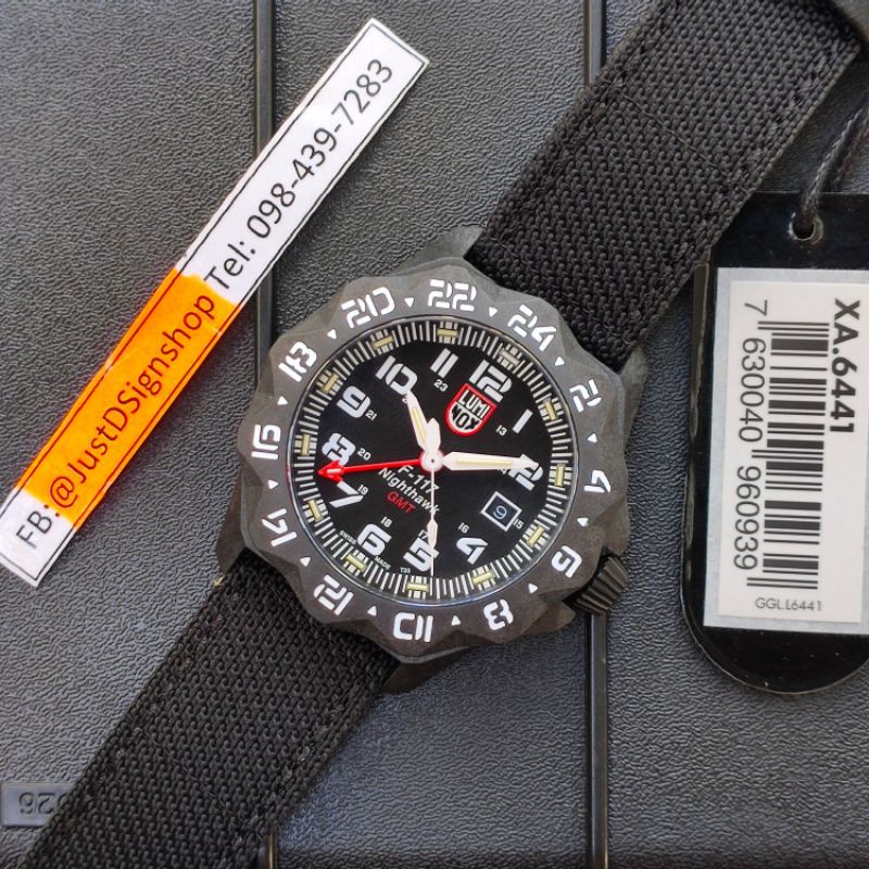 Luminox6441, F-117 NightHawk (ตัวเรือนคาร์บอน) ของแท้ ของใหม่ มือ1