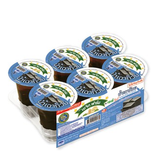 เมจิก ฟาร์ม น้ำเฉาก๊วย 130 มล. แพ็ค 6 ถ้วย Magic Farm Water Grass Jelly 130 ml. Pack of 6 cups.