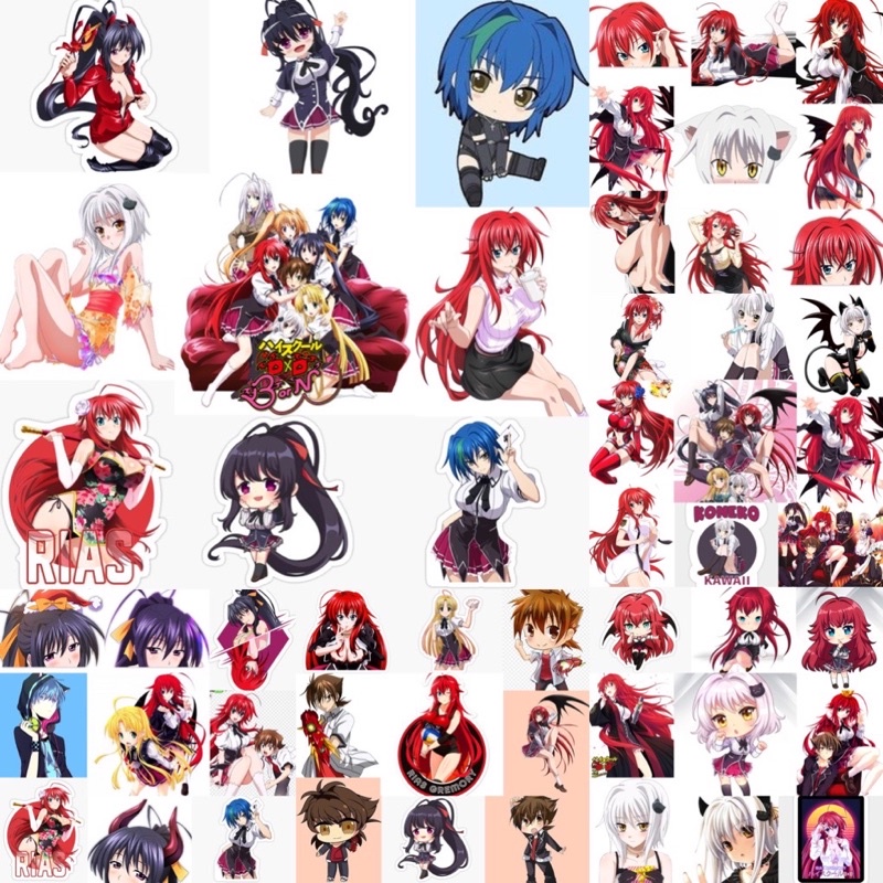 Photo Sticker hight school dxd 30-60 สติ๊กเกอร์อัดไหมหลากสี