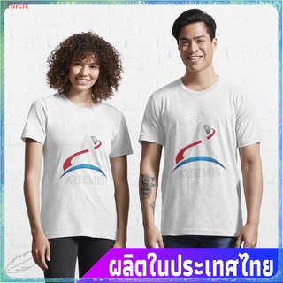 สินค้าขายดี ใหม่ Illicit เสื้อยืดแขนสั้น Artemis NASA Official Logo Essential T-Shirt Mask Sticker