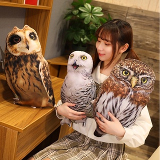 ตุ๊กตานก หมอนนก ตุ๊กตานกฮูก ของแต่งบ้าน Plush Owl Sleeping Pillows Soft