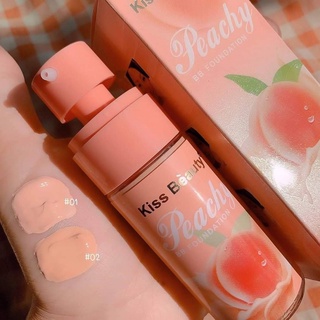 ✅รองพื้น​ Peach​ Kiss Beauty บอกเลยว่าใช้แล้วหน้าเปล่งปลั่งมีออร่าแน่นอน