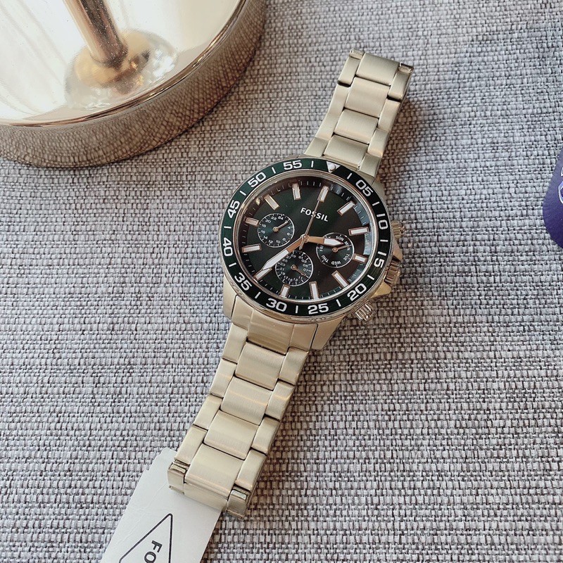 👑ผ่อน0%~แท้100%👑 นาฬิกาข้อมือ Fossil BQ2493 Bannon Multifunction Stainless Steel Watch