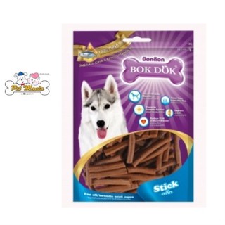 (JH26B)Bok dok(บ็อกด็อก) ชิกเก้นสติ๊กสูตรเพิ่มโอเมก้า 300g รสเนื้อ