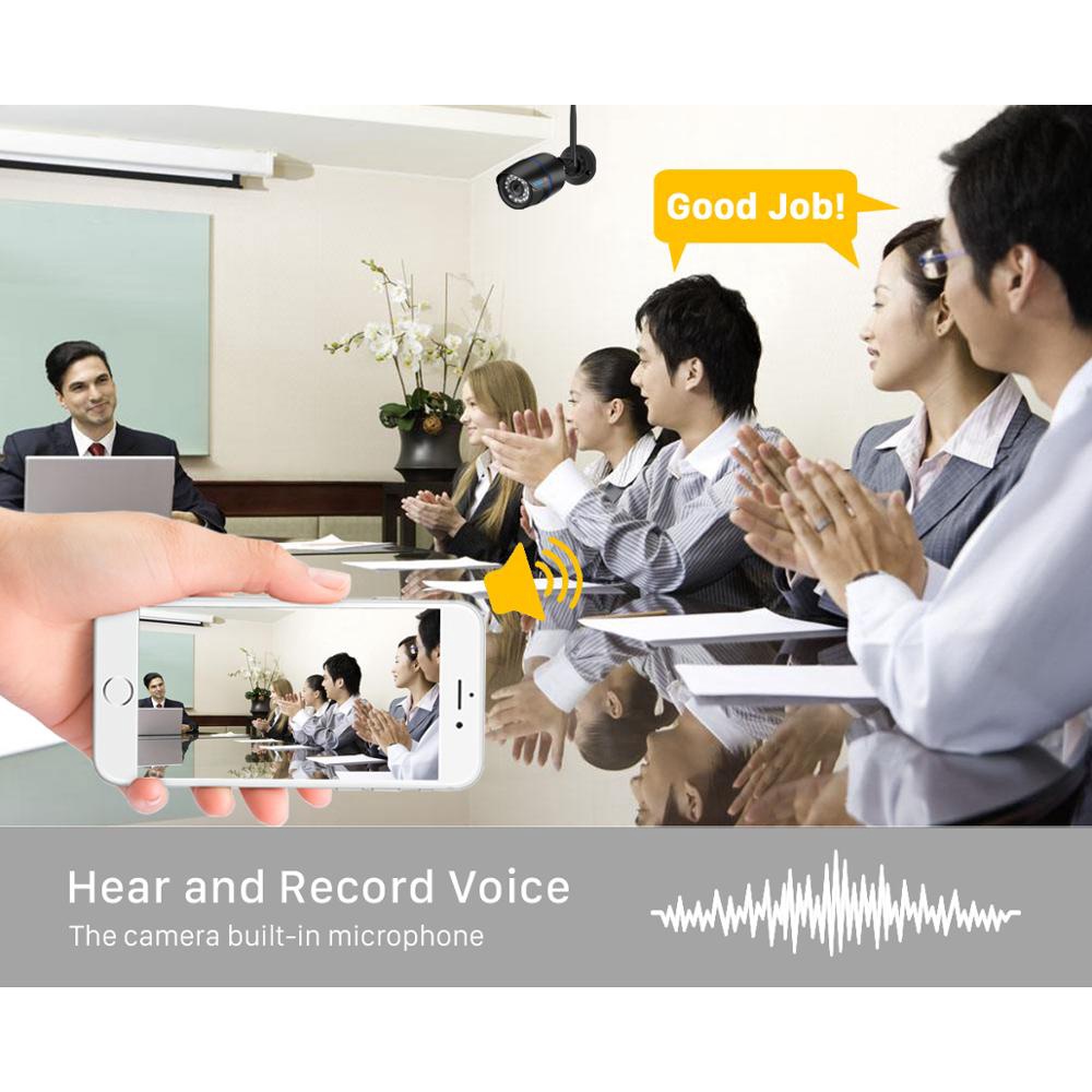 ♣BESDER 5MP Audio Security IP Camera Wireless Night Vision CCTV