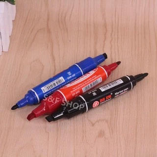 🔥ราคาถูก🔥ปากกาเมจิก เส้นใหญ่ 2 หัว รุ่นZP-805 ขนาด 6.0/1.0 มม. มี 3 สีให้เลือก（ราคาต่อด้าม）#ปากกา#ปากกาเมจิก