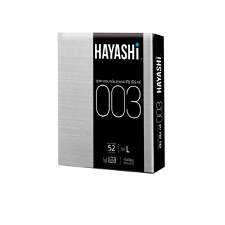 มาใหม่ ถุงยางอนามัยฮายาชิ 003 1 กล่อง Hayashi 003 Condom