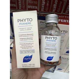 ของแท้ ล็อตใหม่ Phyto Paris Phytophanere 120 ซอฟเจล ทานได้ 2 เดือน วิตามินลดผมร่วง บำรุงผมและเล็บ