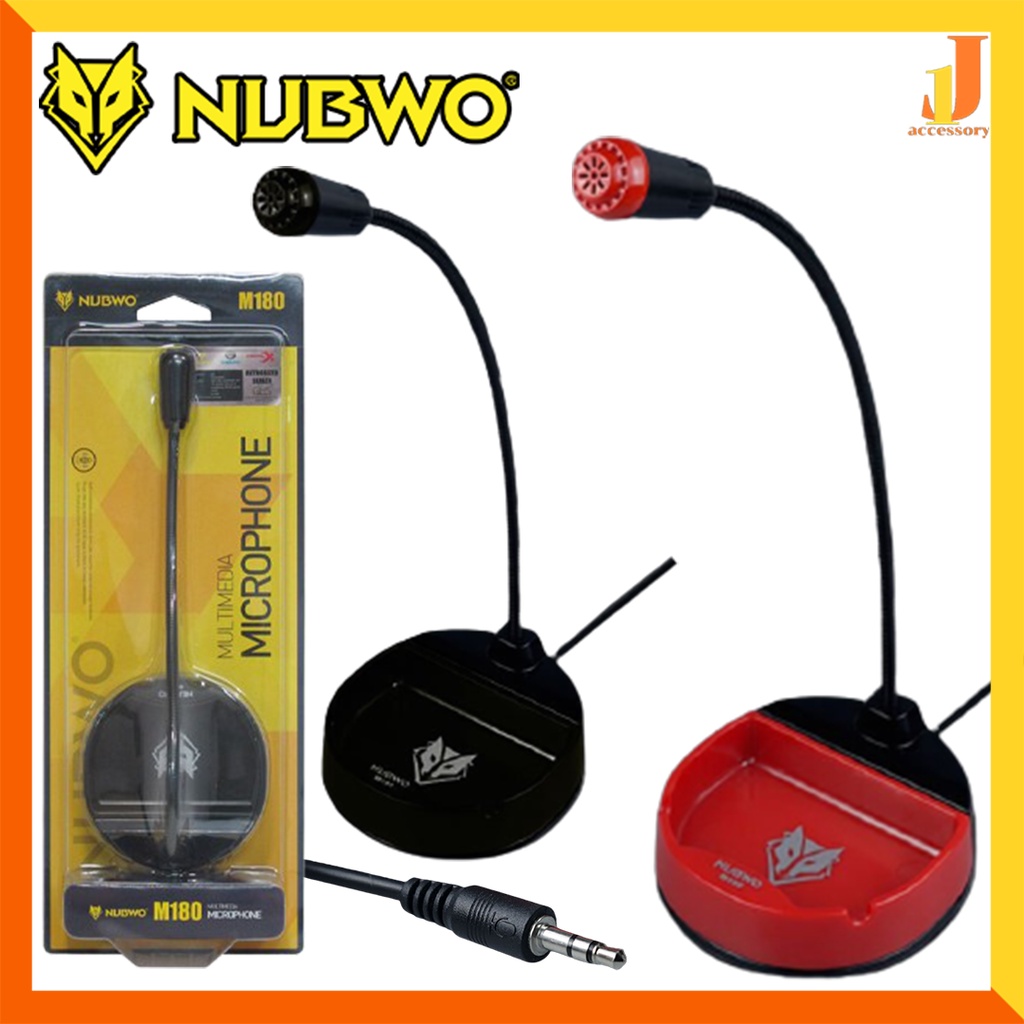 Mic NUBWO M180 ไมค์โครโฟน คอมพิวเตอร์ ตั้งโต๊ะ Microphone ไมค์ คอม M180