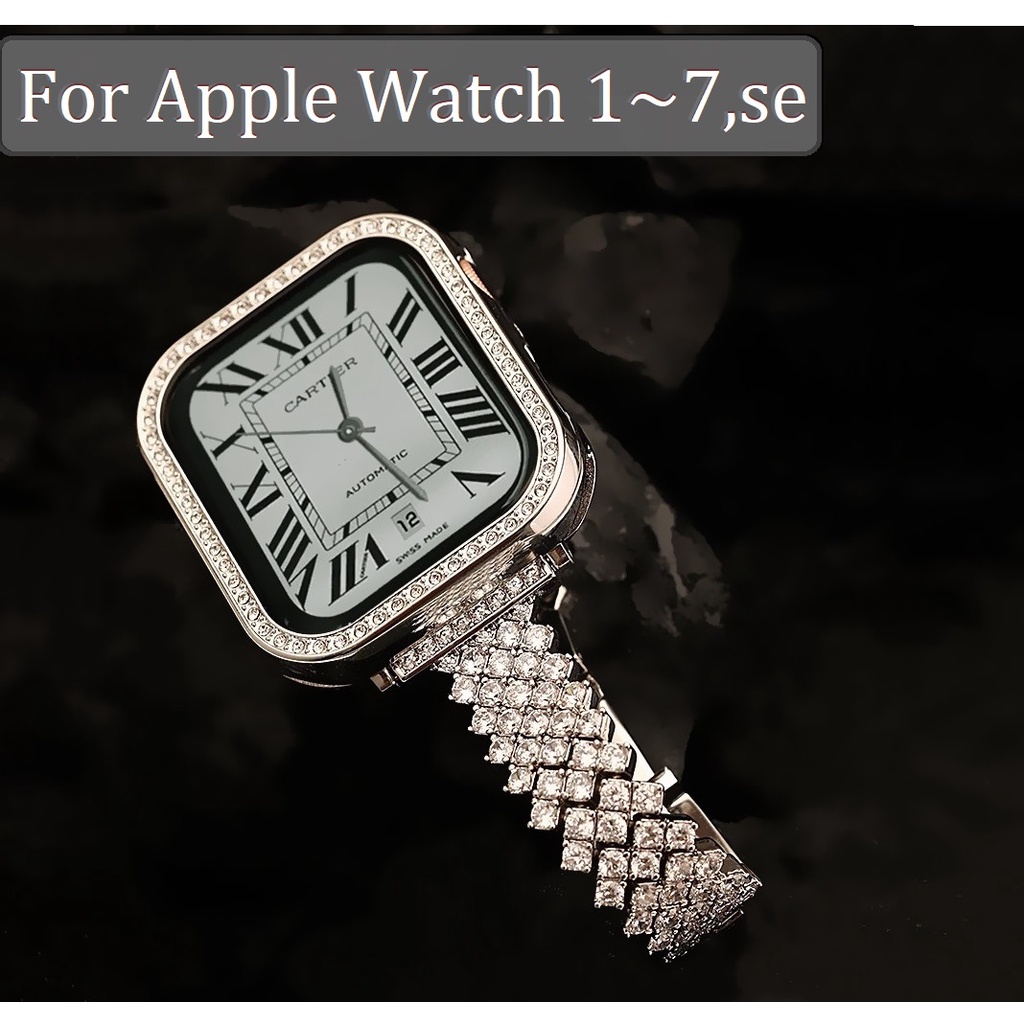 สาย applewatch Bling Diamond iWatch Strap Apple Watch Series 7 6 5 4 3