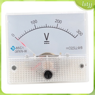 [ราคาจำกัดเวลา] Voltmeter 85C1 DC 0-20V 0-50V 0-100V 0-300V 0-500V Rectangular Class 2.5 Analog Panel Volt Voltage Meter Gauge