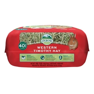 Oxbow Western Timothy 40 oz หญ้าทิโมธีออกซ์โบว์ ขนาด 1.13 กรัม