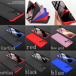 Samsung Galaxy A14 A54 A34 5G A8 plus 2018 เคสประกอบ 360 องศา เคสโทรศัพท์มือถือ PC case เคสป้องกัน