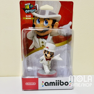 (พร้อมส่งมือ 1) Amiibo Mario ชุดงานแต่งงาน (Super Mario Odyssey) Lot CN