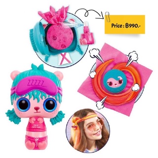 Pop Pop Hair Surprise 3-in-1 Pop Pets with Long, Brushable Hair