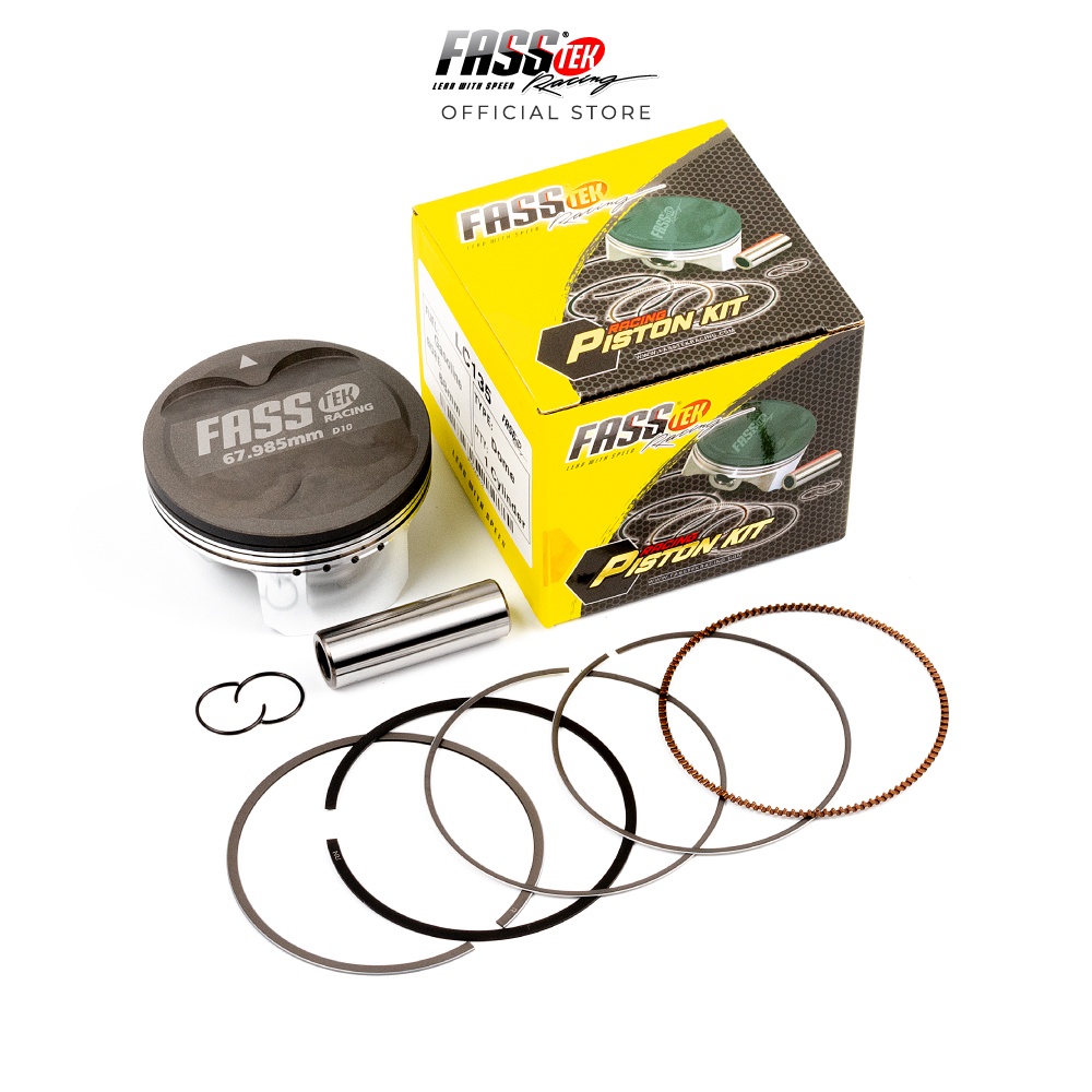 FORGED PISTON LC135 68MM (OFFSET 0.4MM) FASSTEK