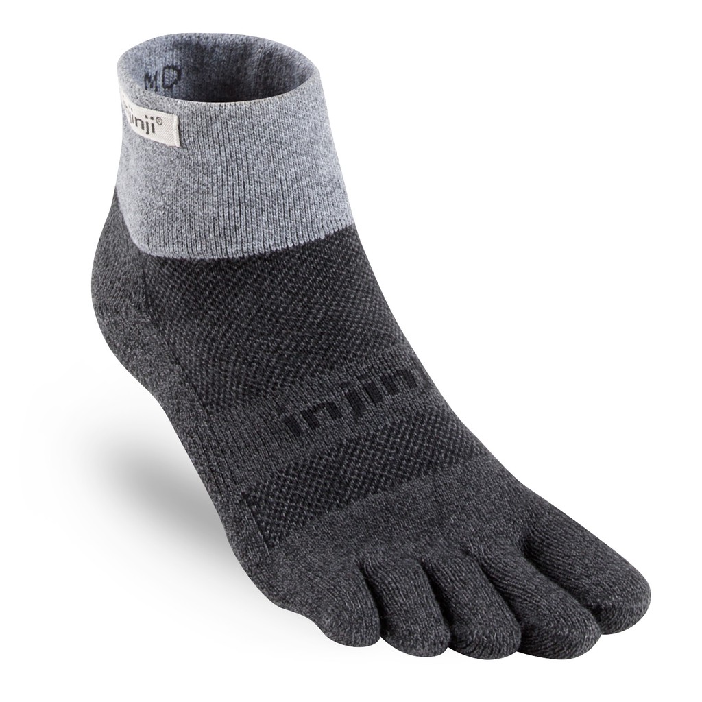 ถุงเท้าวิ่งเทรล Injinji Trail Midweight Mini Crew Unisex