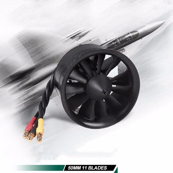 fms 50 มม. 12 ใบพัด docted fan edf พร้อมมอเตอร์ 2627 kv 4500 kv 5400 3s brushless