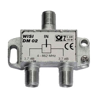 WISI DM02 2way splitter Frequency range 4...862 MHz (02)