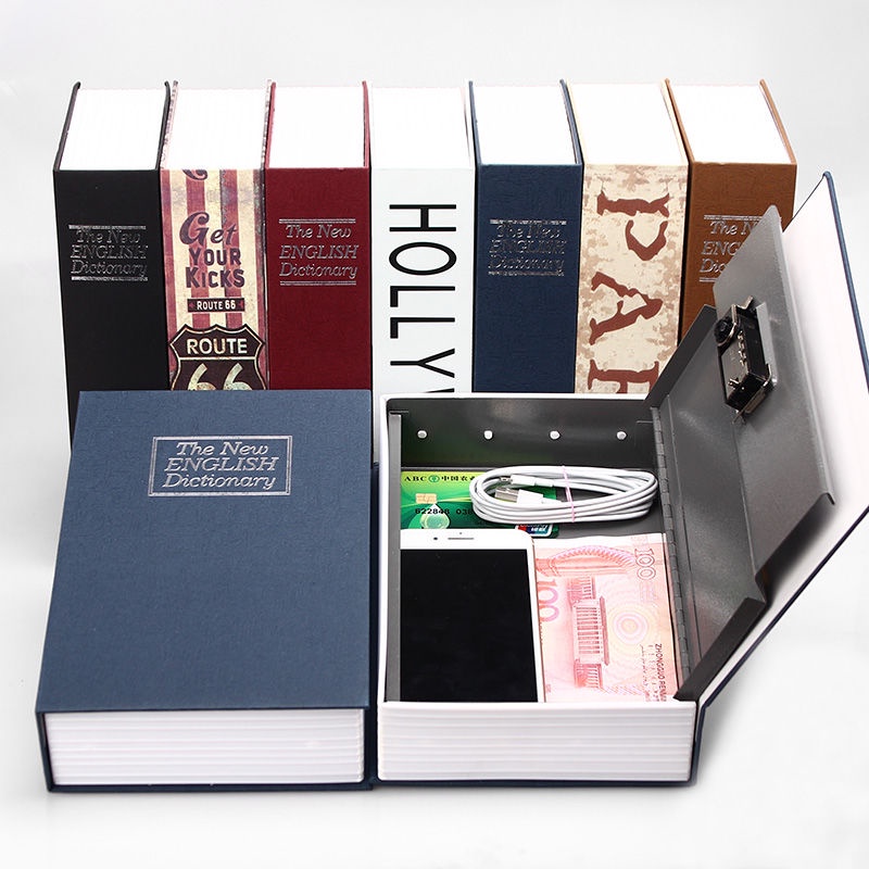 Creative Simulation Piggy Bank Dictionary Safe Book Safe Box Mini Piggy