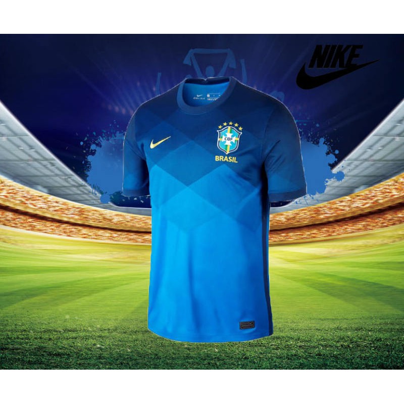(พิมพ์ 𝗠𝗔𝗥𝗜𝗡𝗖𝟯𝟬 ลด150.- ไม่มีขั้นต่ำ)เสื้อฟุตบอลยูโร ทีมชาติ บราซิลชุดเยือนปี 2020/21 Brazil Home Jersey Away 2020/21