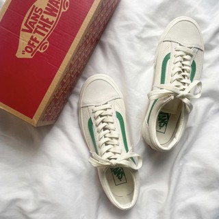 VANS Marshmallow Jolly Green - Old Skool (แถมกล่อง) ✅ เก็บเงินปลายทางได้