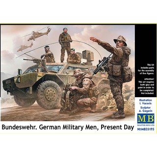 ฟิกเกอร์โมเดล Figure Model 1/35 Master Box MB35195 Bundeswehr. German Military Men, Present Day