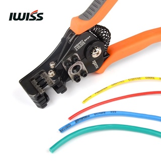 คีมปอกสายไฟ คีมตัดสาย IWISS IWS-0822 ขนาด 8-22 AWG