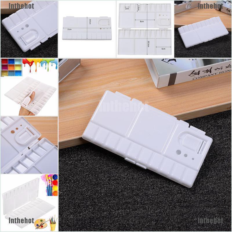 Inthehot ถาดสีน้ําพลาสติก 25 ช่อง