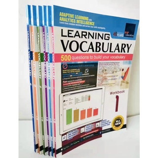 Singapore SAP Learning Vocabulary Workbook (6 BOOKS SET,Grade1-6)