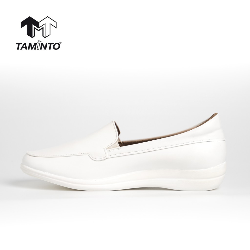 ส่งฟรี!! Taminto รองเท้าพยาบาล เพื่อสุขภาพ นักศึกษา ขาว เชฟ ปวดขา เจ็บเข่า W8322 Nurse Shoes