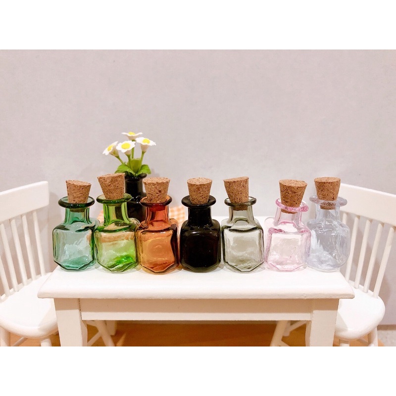 ขวดโหลจิ๋ว แจกันจิ๋ว 7 สี ราคา/ชิ้น