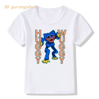 เสื้อยืด พิมพ์ลายกราฟฟิค Huggy Wuggy สําหรับเด็กผู้ชาย และเด็กผู้หญิง