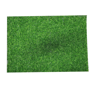 พรมหญ้าเทียม ใหม่พรมหญ้าเทียมสีเสมือนจริง ขนาด 35x50x2cm. ขนหญ้ายาว20มิล รุ่นใหม่ขนยาวนุ่มมือ ใช้ตกแต่งสนาม สวน ระเบียง