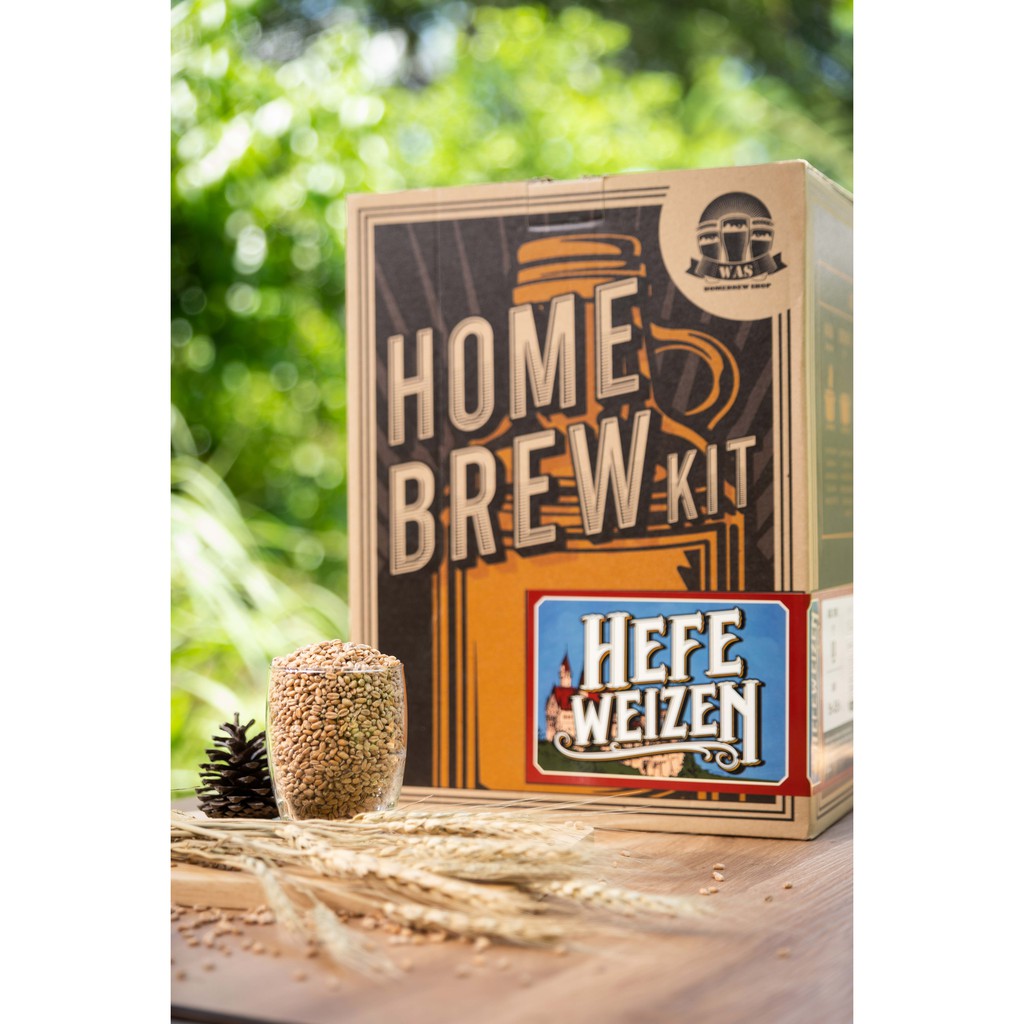 WAS HOMEBREW KIT Hefeweizen 4/10Liters วอส​ โฮมบรูวคิท 4/10ลิตร  ชุดทำเครื่องดื่มคราฟท์ Hefeweizen