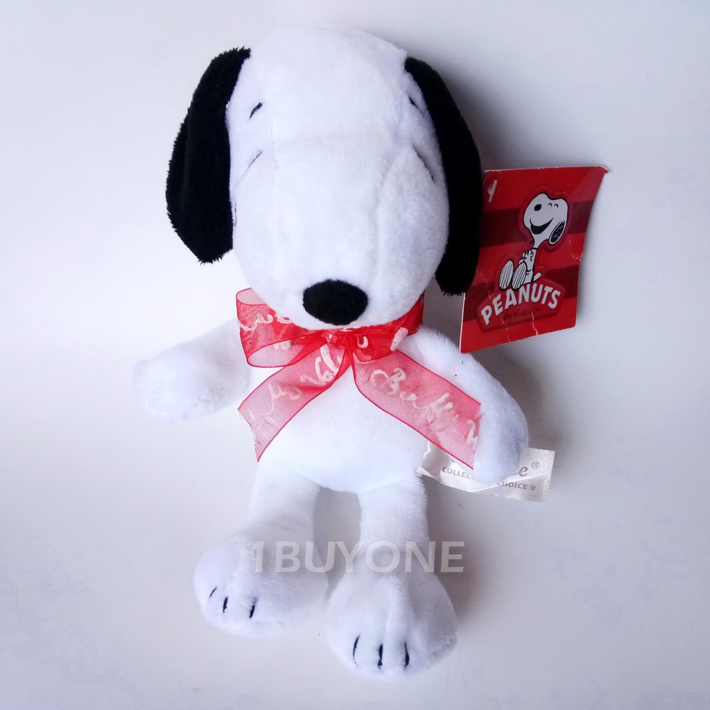 ตุ๊กตา สนูปปี้ สนูปี้ ห้อยกระเป๋า มือสองห้อยป้าย โมเดล อนิเมะ SNOOPY PEANUTS ANIME FIGURE Model PEAN